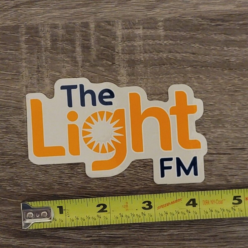 Radio Station Vinyl Sticker